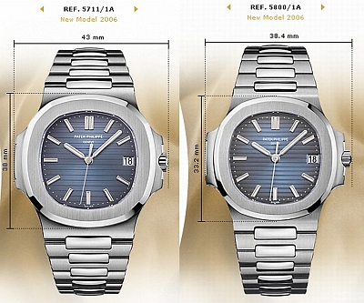 Patek philippe nautilus sizes new arrivals